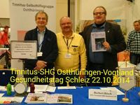 Deutsche Tinnitusliga e.V. in Ostthüringen und dem Vogtland
